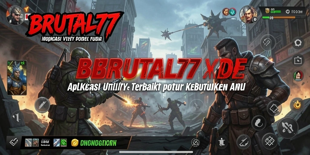 Tampilan antarmuka BRUTAL77 yang modern dan intuitif.