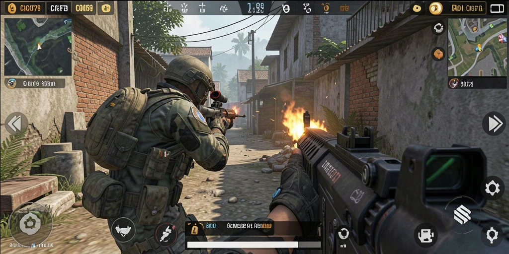 Tampilan gameplay seru dan mendebarkan di CACOR78.