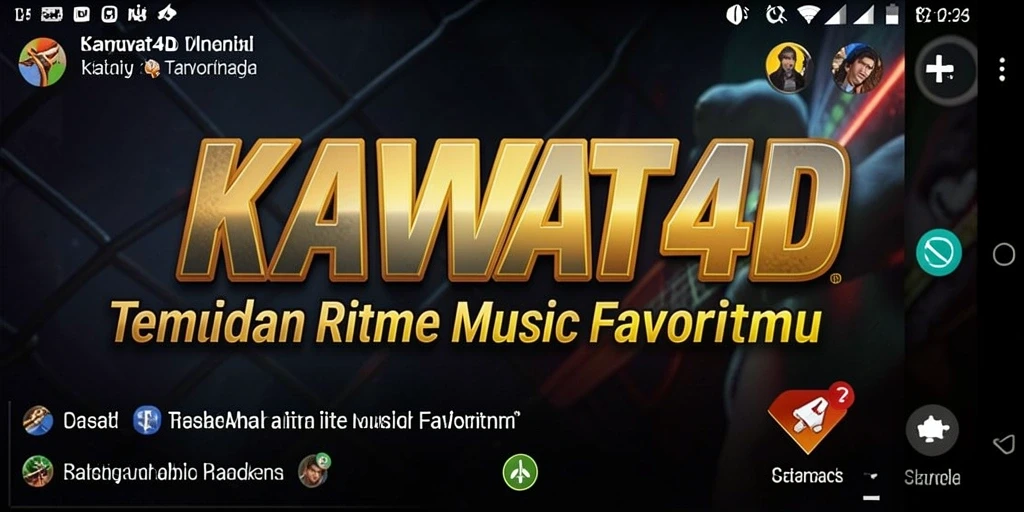 Screenshot utama yang menunjukkan gameplay KAWAT4D yang menarik.