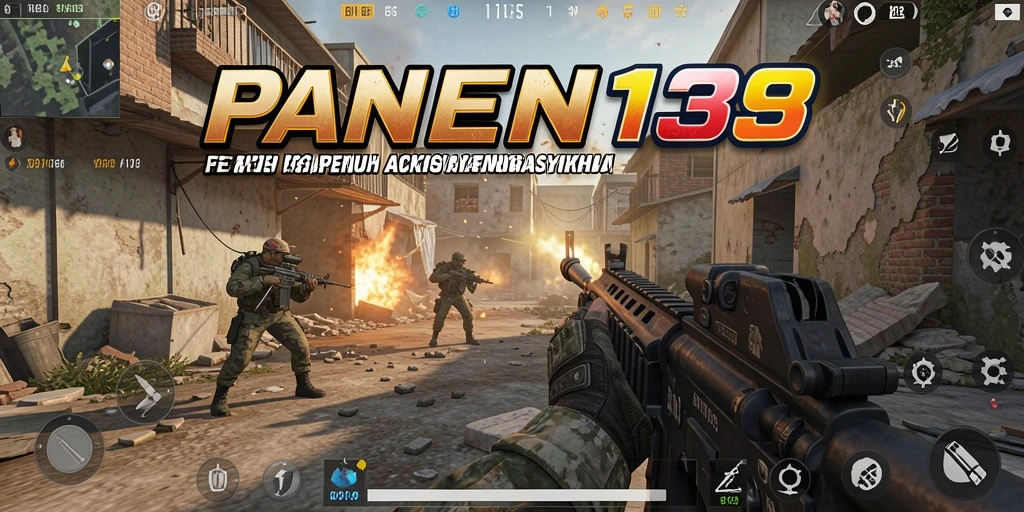 Tampilan menarik dari gameplay <strong>PANEN138</strong> saat pertempuran mendebarkan.